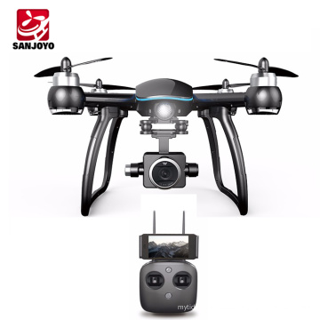 Nuevos productos Wolvy 2.4G 4 axis GPS Drone con 1080P wifi cámara drone rc Quadcopter profesional PK B2W